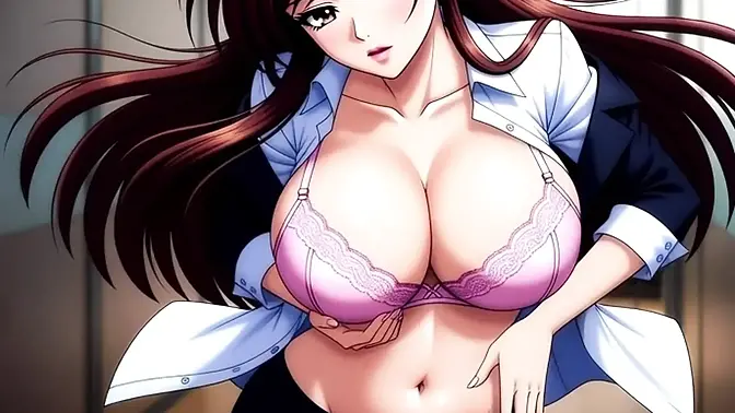 Anime girls present sensual designs in a sexy collection