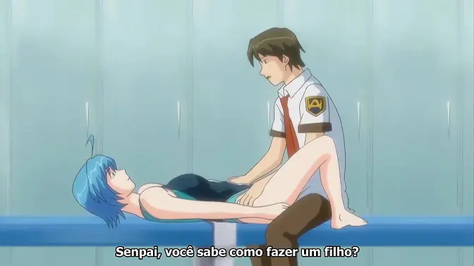 Anime MILF begs for my cumshot, but I keep control