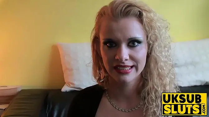 Anita sucks big dick and gets fucked in lingerie