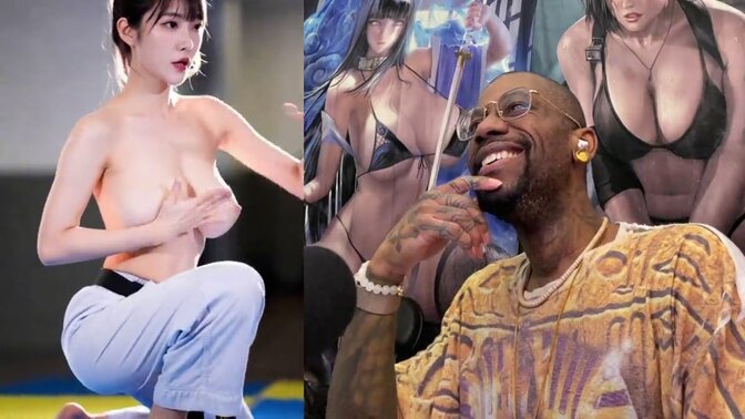 Big Breast Japanese Babes Stripping Down And Showing Their Fat Milky Sweaty Tits As They Train, AI Generated