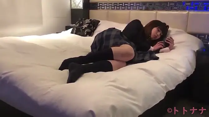 Asian Angel gets a facial while her big boobs bounce