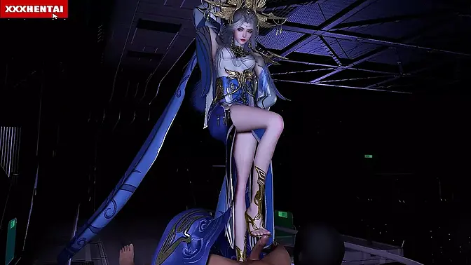 Asian MILF gets BBC in 3D animated hentai