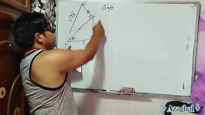 Asian teacher fucks her nerdy student in the classroom