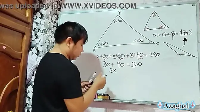 Asian teacher fucks student in bedroom