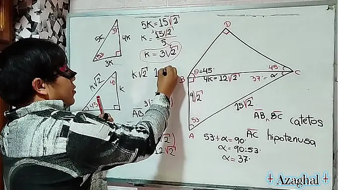 Asian teacher seduces student in bedroom math lesson