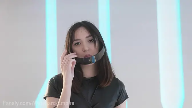 Asian teen gets her skinny ass pounded in rough first time anal on spaceship