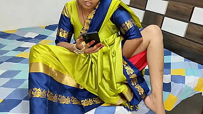 Aunt's angry stepson gives Komal a public creampie