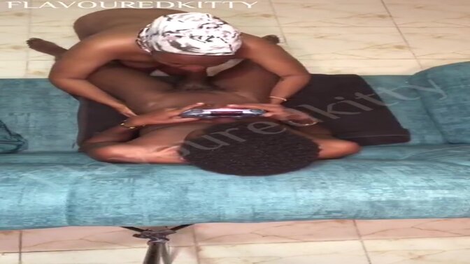 Babe takes BBC deep throat and gives the best blowjob during gaming