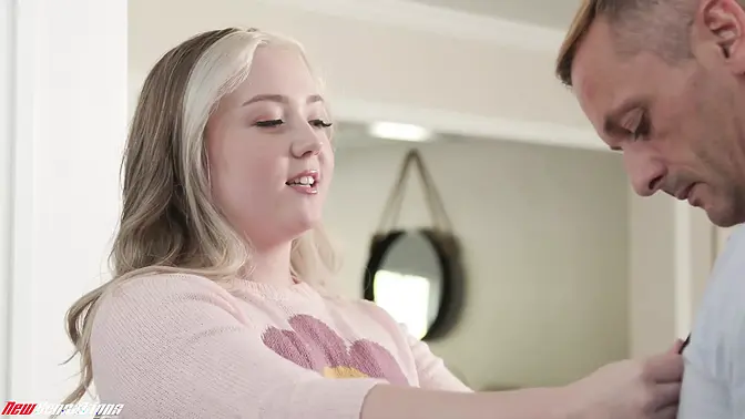 Babysitter Eva Nyx takes deep cock inside her