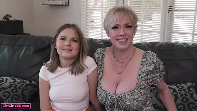 Babysitter girlfriends go wild in girl-on-girl action with toys