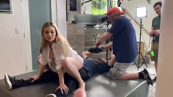 Backstage Blonde GF Gets Fucked Hard