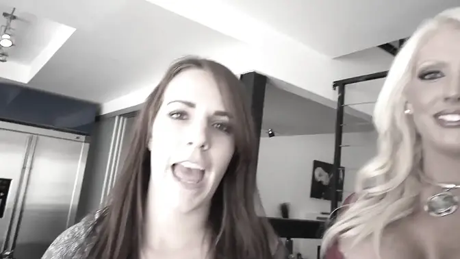 BBC-slutty babes take on massive black cock