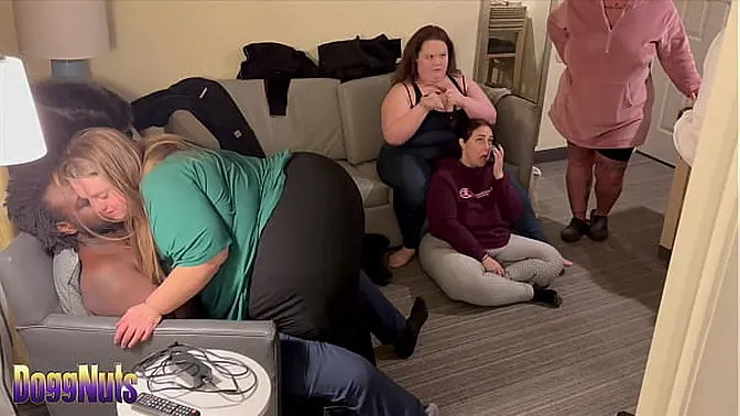 BBWs and BBC: Brunette and Blonde BBWs with BBC - Part 1