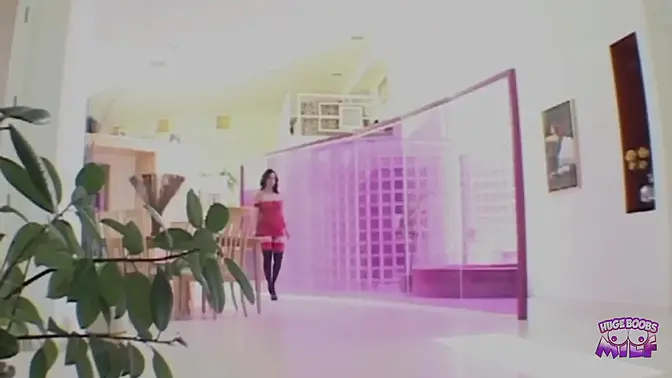 Beautiful busty brunette MILF gets a good fuck from a stud