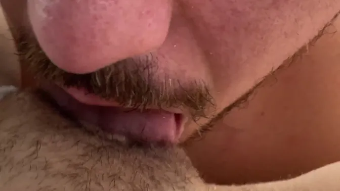 Best friend eats my pussy in the car after school