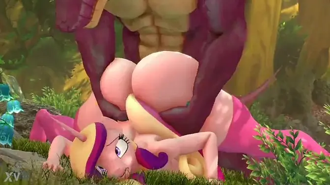 Big Ass Animated Babe Gets Ass Fucked Hard