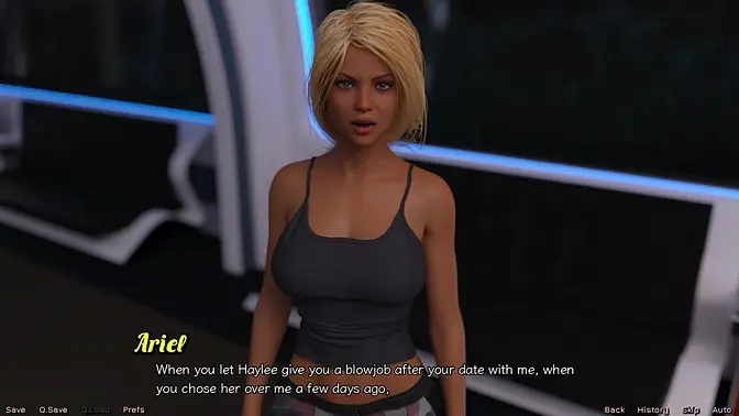 Big Ass Blonde Sucks Alien Cock in Space