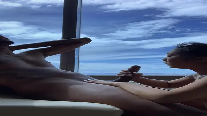 Big black cock fucks teen Asian babe and shoots huge load on her face