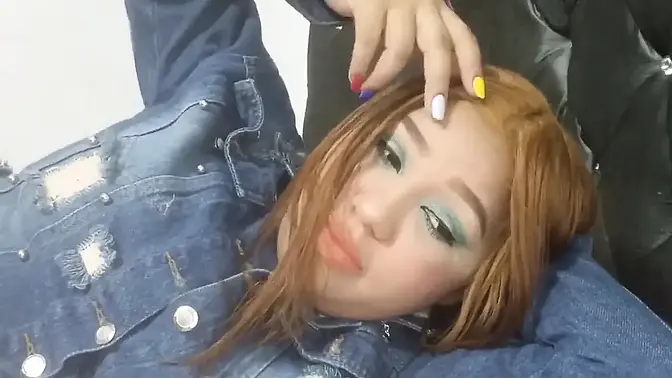 Big boob beauty gets face fucked