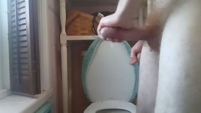 Big cock solo guy shoots massive cum load