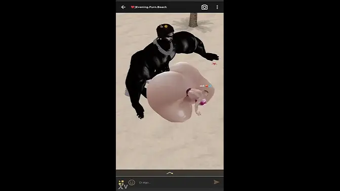 Big cocked slut takes BBC in hot IMVU session