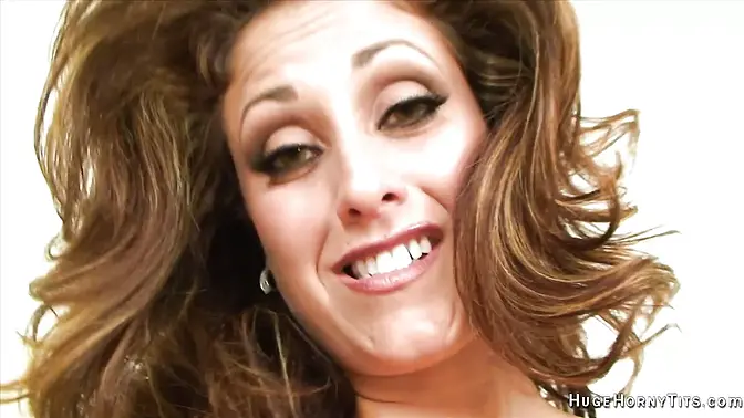 Big natural tits POV blowjob and titty fuck