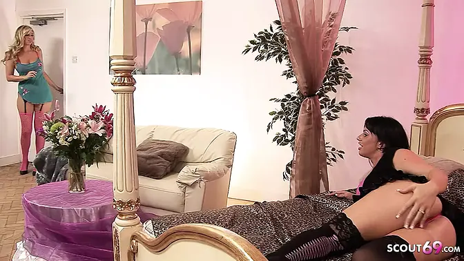 Big Tit MILF and her best friend playing with toys