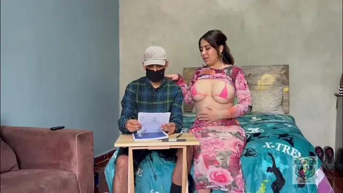 Big Tit MILF gets DP'd by two big cocks