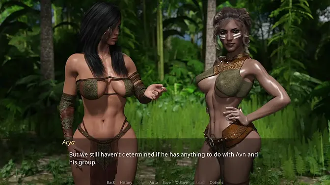 Big-titted MILF with `Fuck Me` eyes in animated hentai game