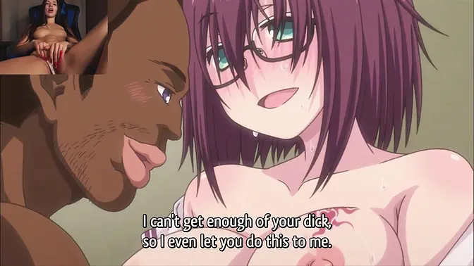 Black guy's huge cock overwhelmed by lusty babe