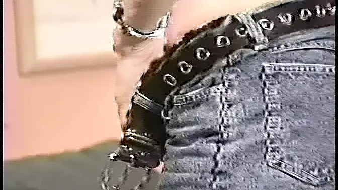 Blonde babe sticks toy in her hairy pussy before getting boned doggystyle