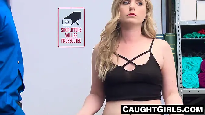 Blonde babe swallows and gets railed doggystyle