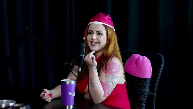 Blonde beauty with pink pussy in gang bang with black stud