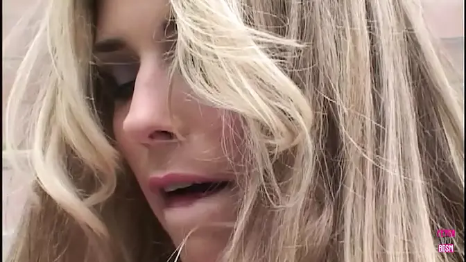 Blonde in stockings rides stud for a creampie