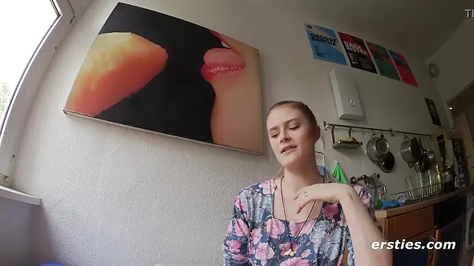 Blonde Lucy lives out her fantasy in an all-girls orgies