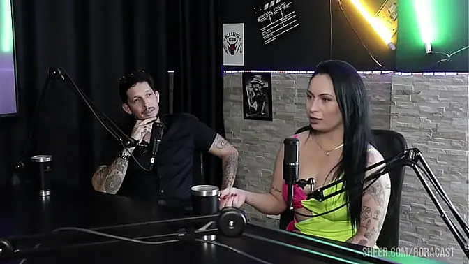 Blonde MILF and black tattooed muscle man in sexy POV compilation