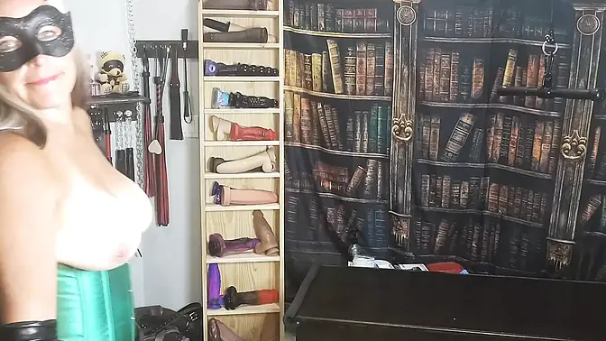 Blondie humiliates and pegs her slave in hardcore anal punishment