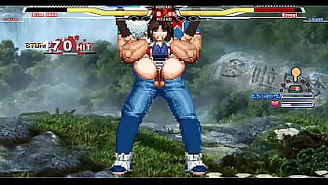 Brian pounds Ryougi Shiki's pussy