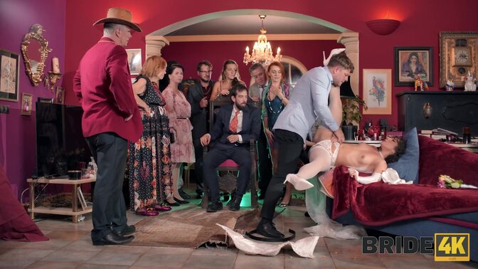 BRIDE4K. Everybody saw my pussy and I don't give a fuck