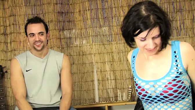 Brunette babe with huge booty gets licked and fucked hard