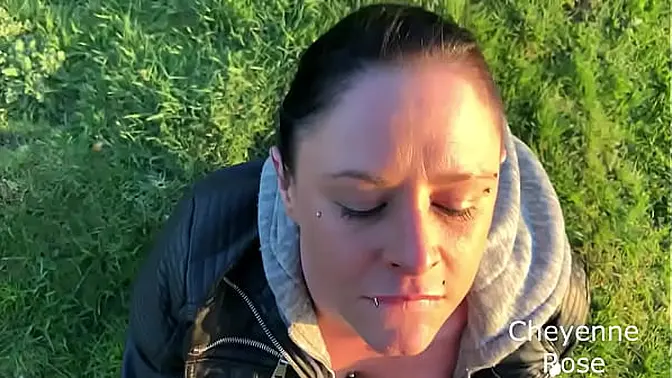 Brunette MILF Matty gets a facial with huge cock