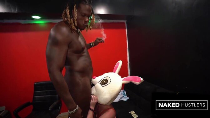 Brunette MILF Pawg gets banged in doggy style by a big black cock