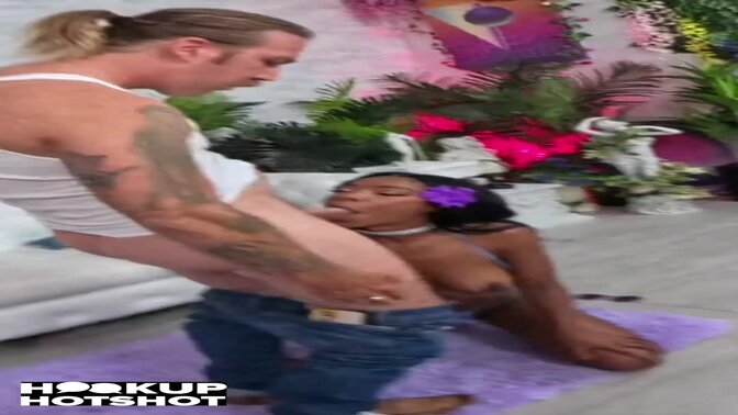 Brunette Munro Blaxx sucks and rides Bryan Gozzling's