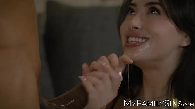 Busty Asian Chloe gives deepthroat and rides BBC monster in reverse cowgirl