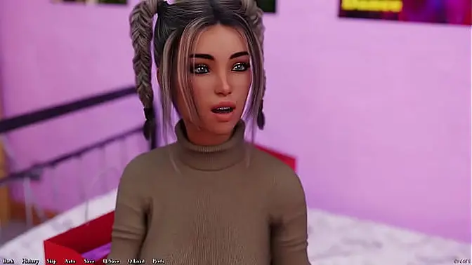 Busty blonde college girl craves my big white cock