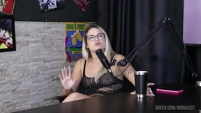 Busty blonde MILF plays with black man's cock in romantic POV