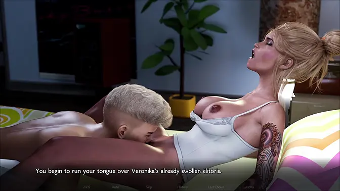 Busty Blonde Teacher Devours Monster Cock