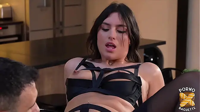 Busty French MILF Laury gets fucked hard in lingerie