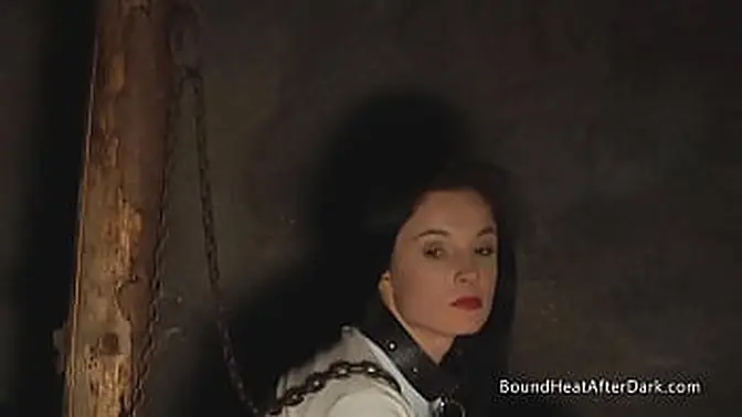 Busty lesbian slave gets whipped by her dominant mistress