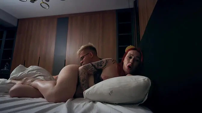 Busty MILF and boyfriend's steamy 4K hotel romp